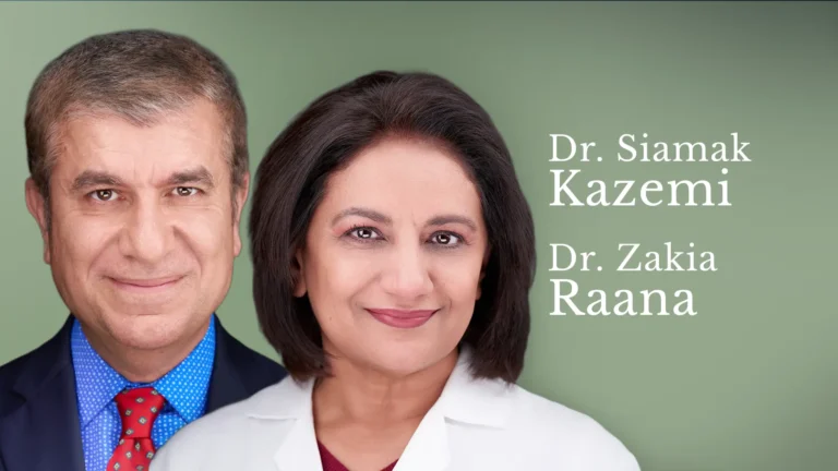 Dr. Siamak Kazemi and Dr. Zakia Raana